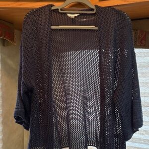 🎈🎈7/15🎈🎈Women's Navy Open-Knit Sweater